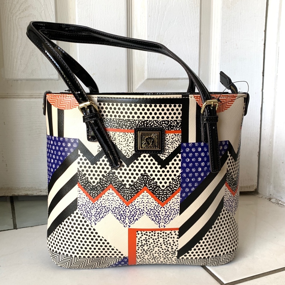 NWOT Anne Klein Multicolor Tote Bag